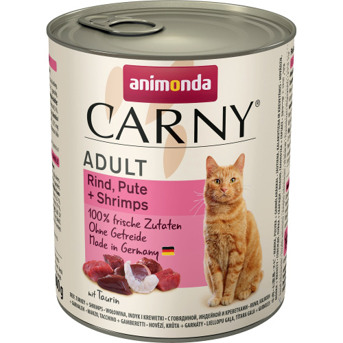 Animonda Carny Adult Cat - Beef, Turkey Shrimps
