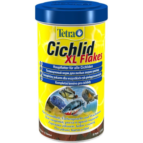 TetraCichlid XL Flakes (крупные хлопья) 500мл