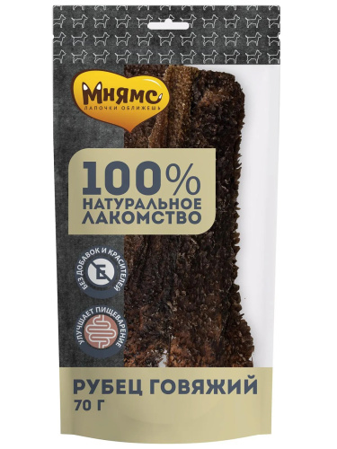 Мнямс лакомство для собак Рубец говяжий 70г