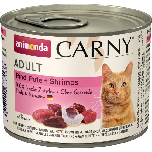 Carny Adult Cat - Beef, Turkey Shrimps