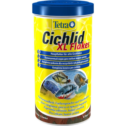TetraCichlid XL Flakes (крупные хлопья) 1л