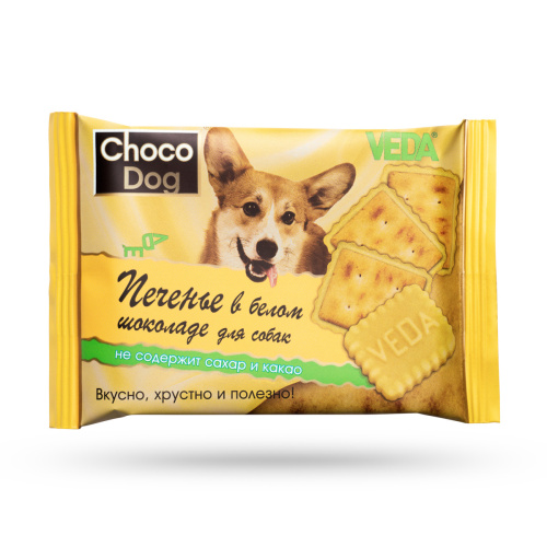 Печенье в белом шоколаде CHOCO DOG 30г
