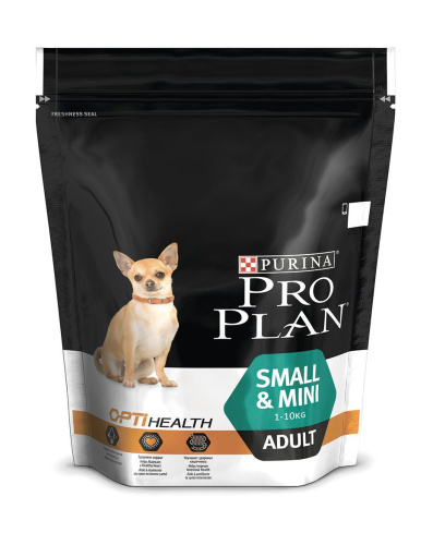 Сухой корм Purina Pro Plan для взрослых собак мелких и карликовых пород, курица с рисом, пакет, 700 г