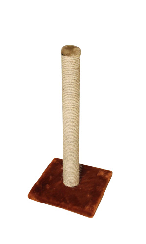 Когтеточка-столбик 50см толстая сизаль 383
