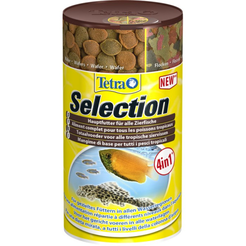 Tetra Selection (4в1 хлопья, чипсы, гранулы, вафер микс) 100мл