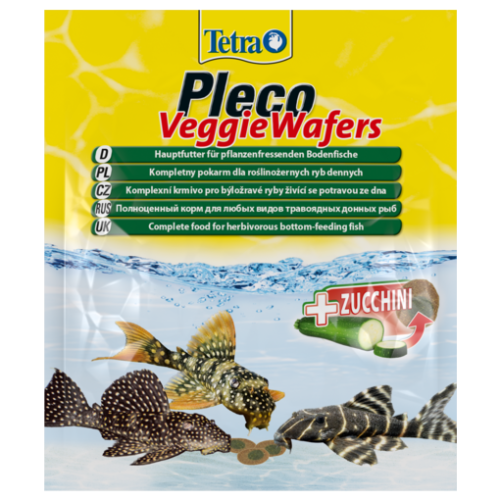 TetraPleco Veggie Wafers (пластинки) 15г