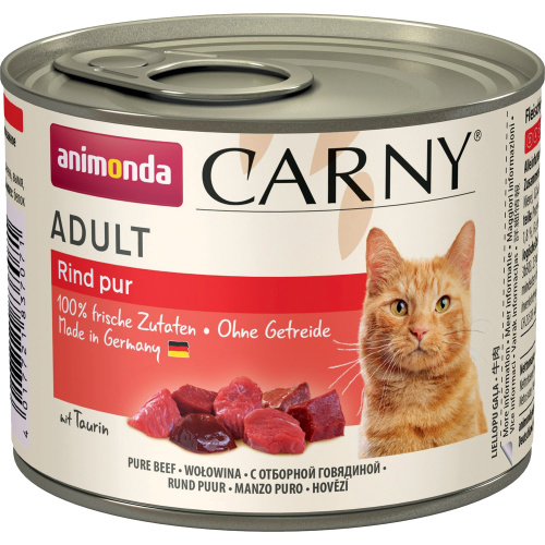 Carny Adult Cat - Pure Beef