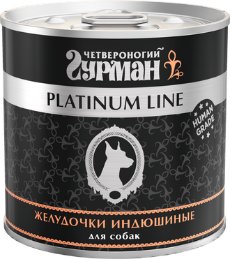 Platinum line желудочки индюшиные для собак