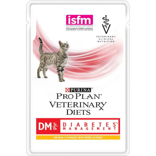 VETERINARY DIETS DM DIABETES MANAGEMENT для кошек при сахарном диабете, с курицей