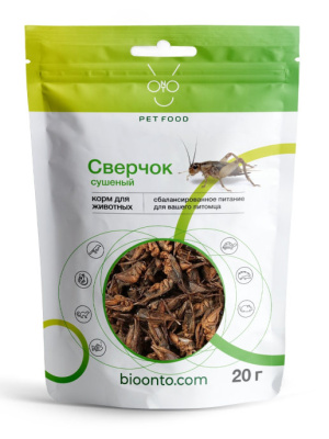 Сверчок сушеный ONTO, 20 г